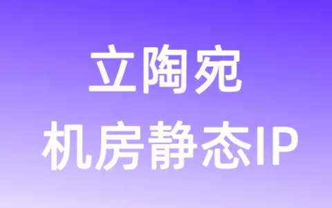 欧洲立陶宛机房静态IP