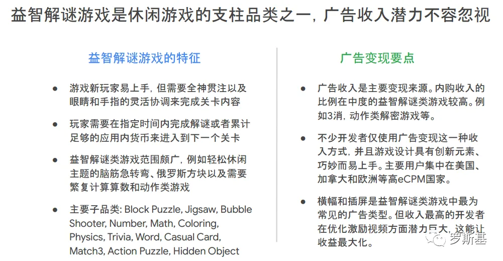 方块、拼图、填色以及益智猜谜四类Brain & Puzzle游戏解析