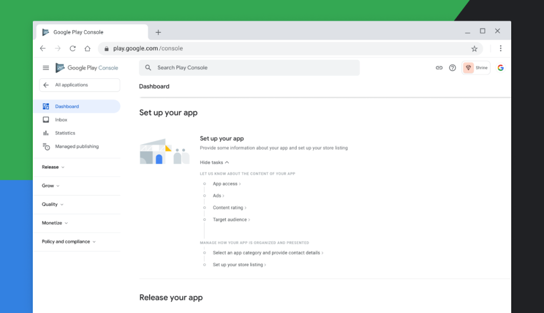 Google Play Console beta 版全新发布