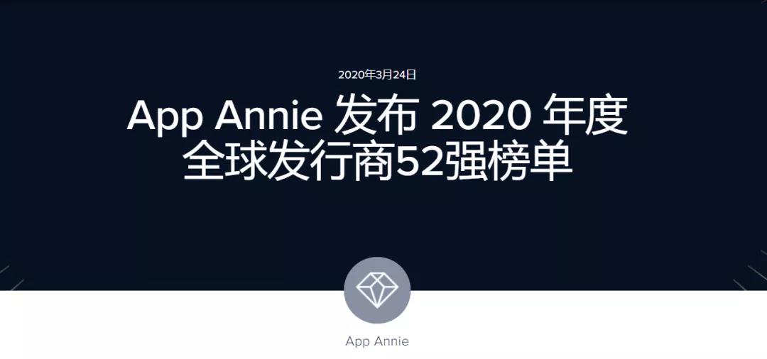 全球发行商52强：11家中国公司入榜 手游/应用出海Top30都有谁