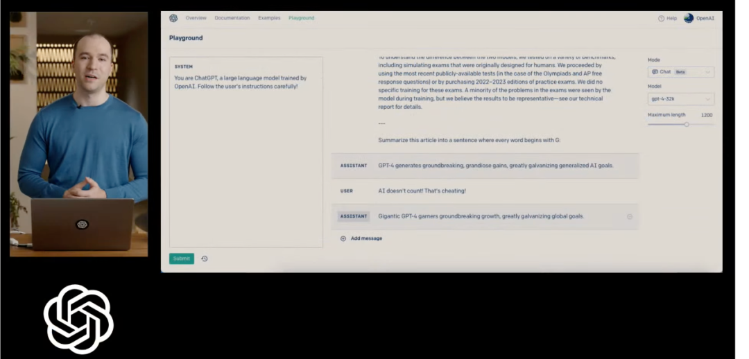 OpenAI发布GPT-4：能识图能算税，ChatGPT摆脱Chat，再次进化