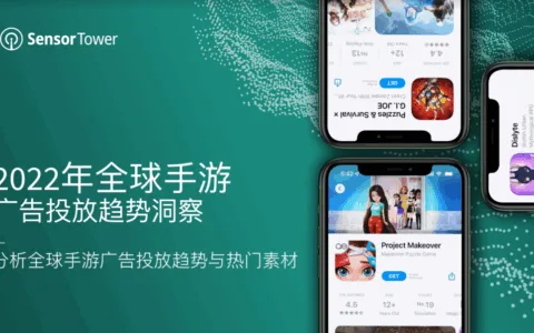 【附完整报告】《2022年全球手游广告投放趋势洞察》- 解读美日韩及东南亚市场最新的手游投放趋势及热门广告素材