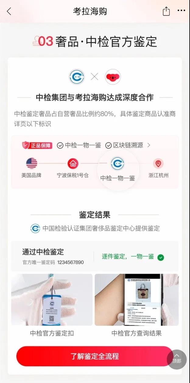 考拉海购携手中检集团"一物一鉴"，让每只奢侈品包有“身份证”！