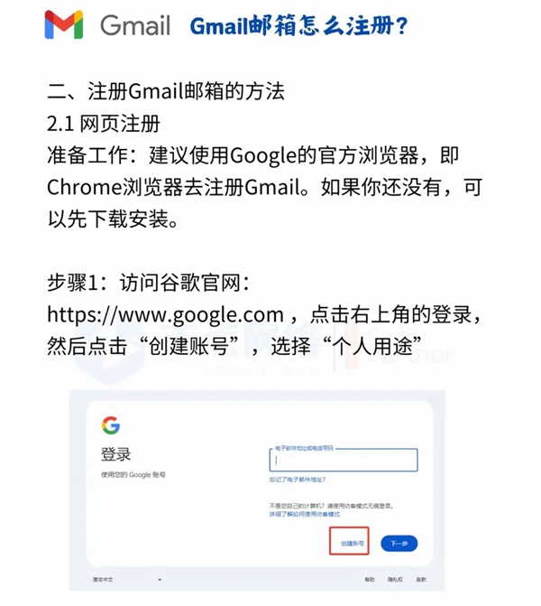 2024年11月Gmail注册常见问题解决流程