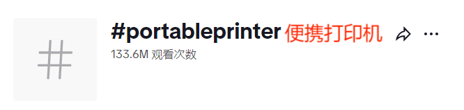 热点趋势 | 一条视频2亿播放！便携打印机成TikTok高人气产品