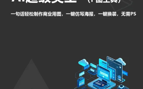 AI超级美工P图神器(一句话轻松制作商业用图，一键仿写海报，一键换装，无需PS!)