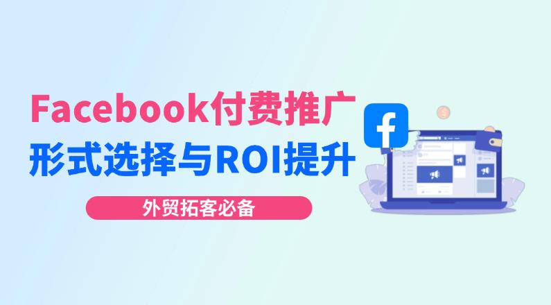 Facebook付费推广必看：广告形式与ROI提升指南