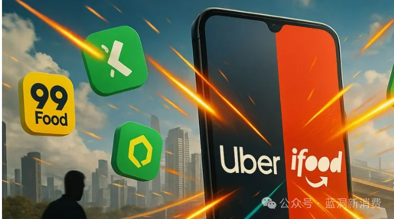 美团滴滴巴西再添劲敌：Uber联手iFood重返外卖