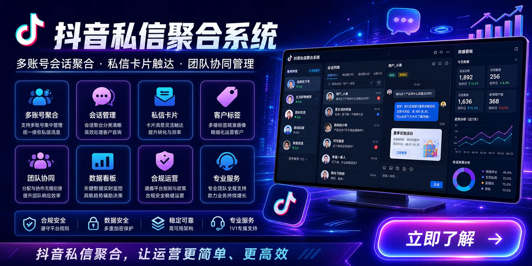 抖音私信聚合