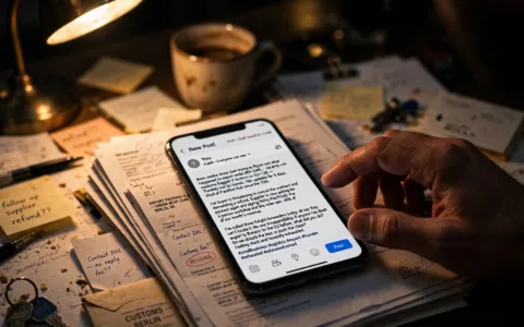 Threads发了大半年只有213个粉丝，某天凌晨我写了篇800字的“牢骚帖”，醒来一看被转了四百多次，私信里还躺着三个询盘