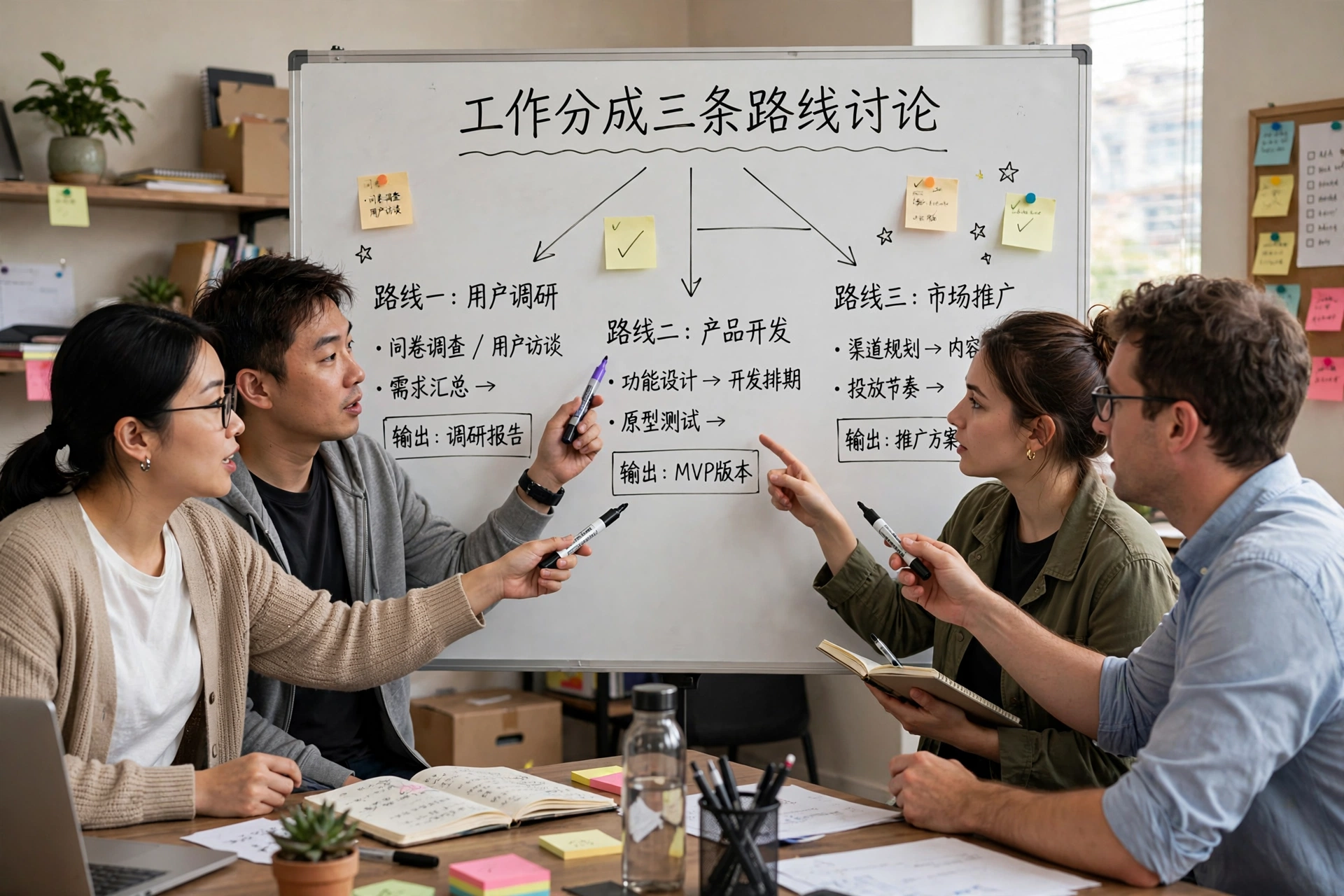 图3 AI模型按碎活日常草稿与谈判难题三档分流后的调用结构