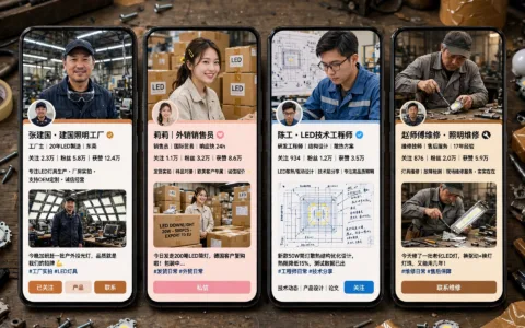 九个号都挂着"XX外贸"的招牌，客户加的却是"修了十年灯的老王"：矩阵营销第八年，我才想明白账号得先是个活人