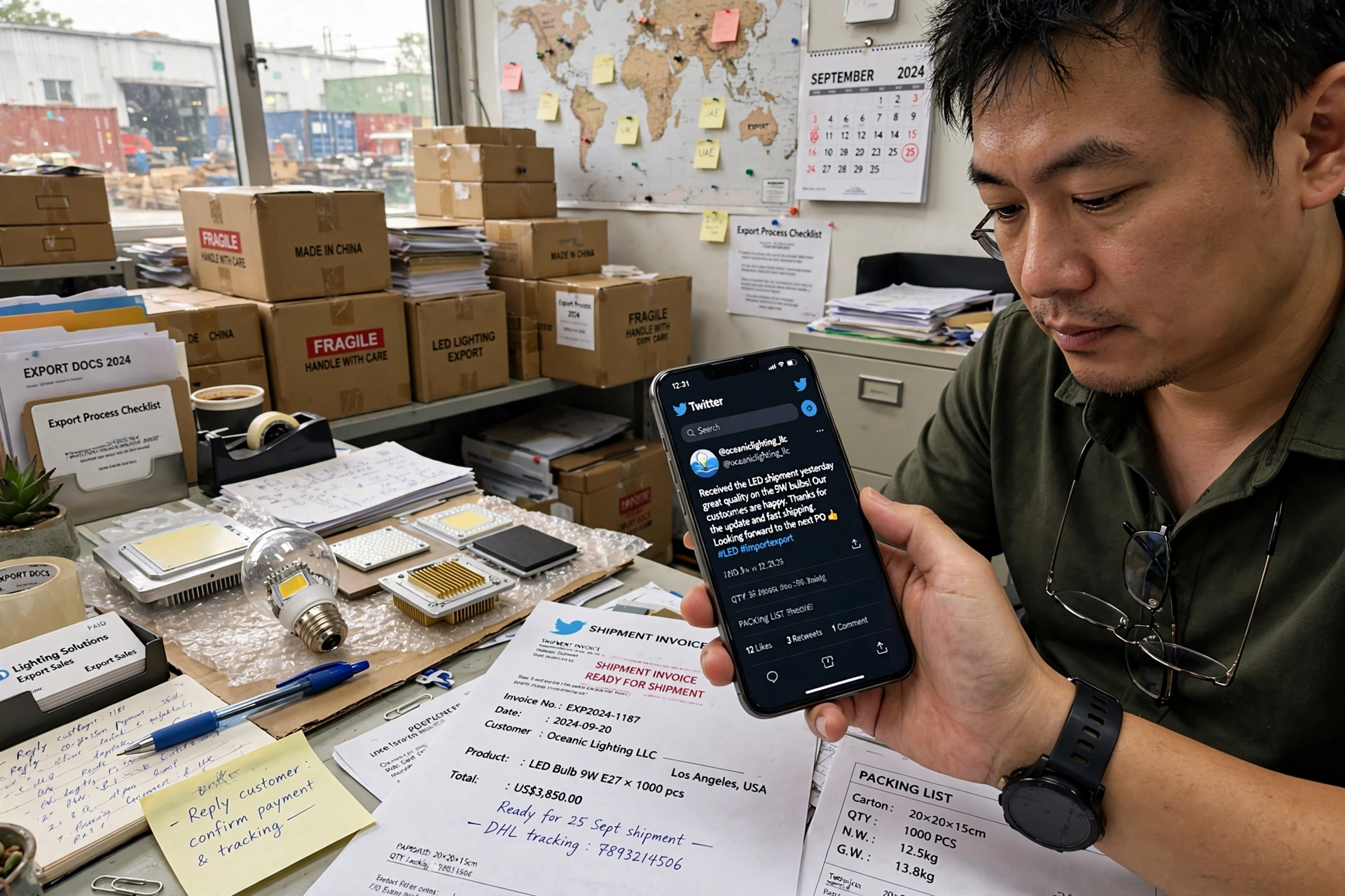 Twitter做外贸最怕只发产品图,采购看的是你是不是混这个圈子的人。