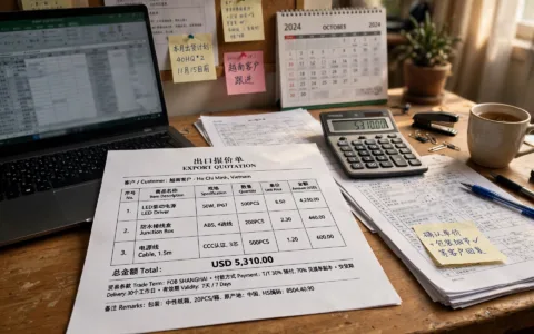 做外贸第一年就栽在报价上：单子谈到最后一步，客户三天没回音，我才发现少写了那一行小字
