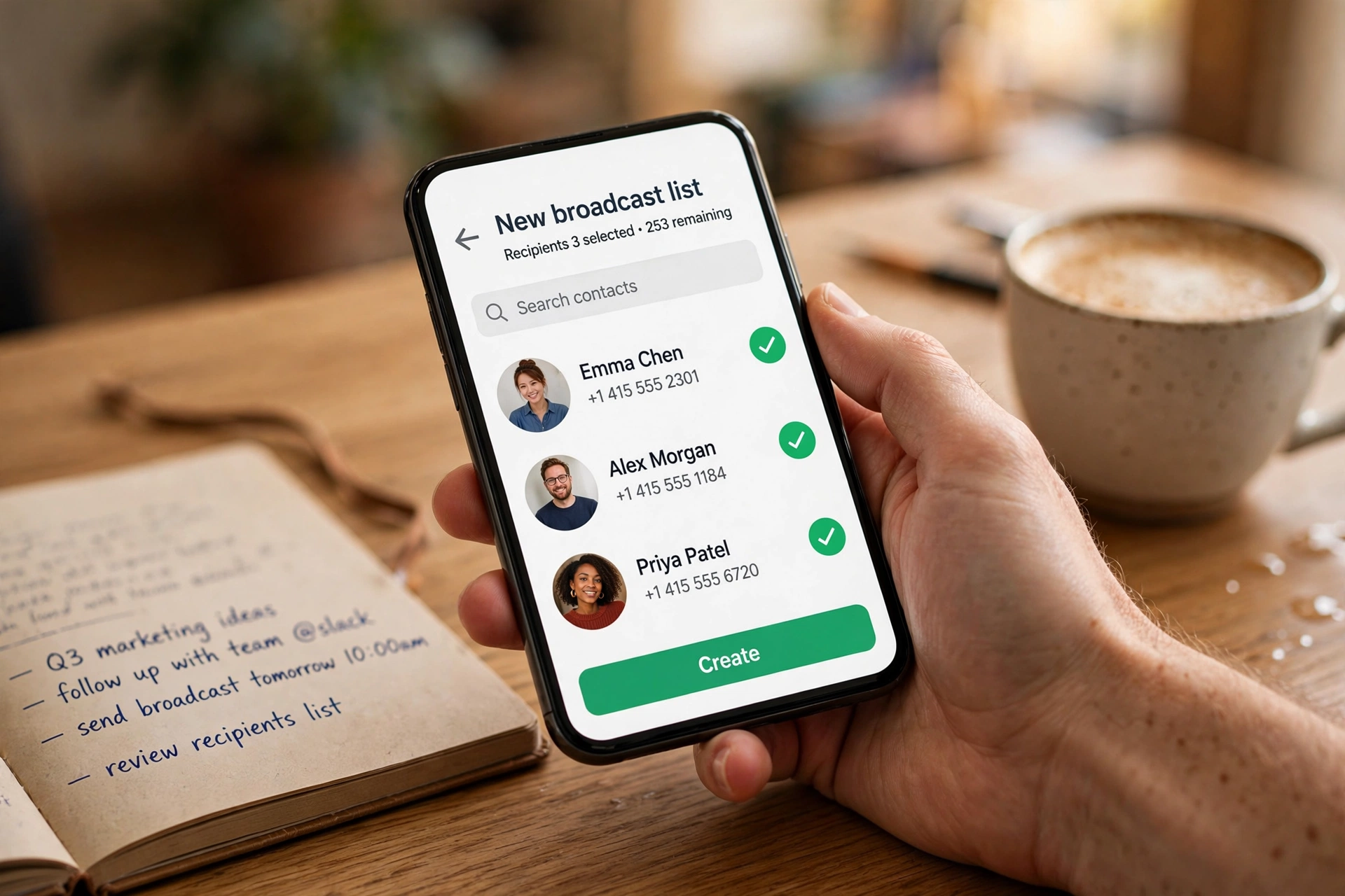 WhatsApp business 广播列表 256 人上限