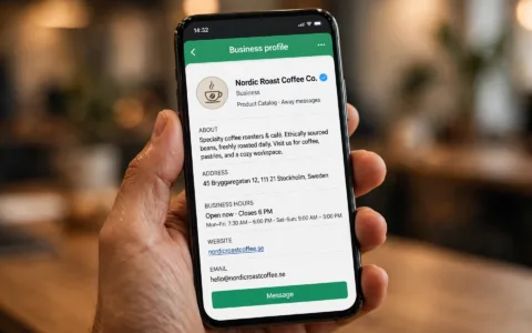 "蓝勾看着挺正规，资料页怎么是空的"：这个WhatsApp蓝标号挂了大半年，信任全漏在了头像下面那一页