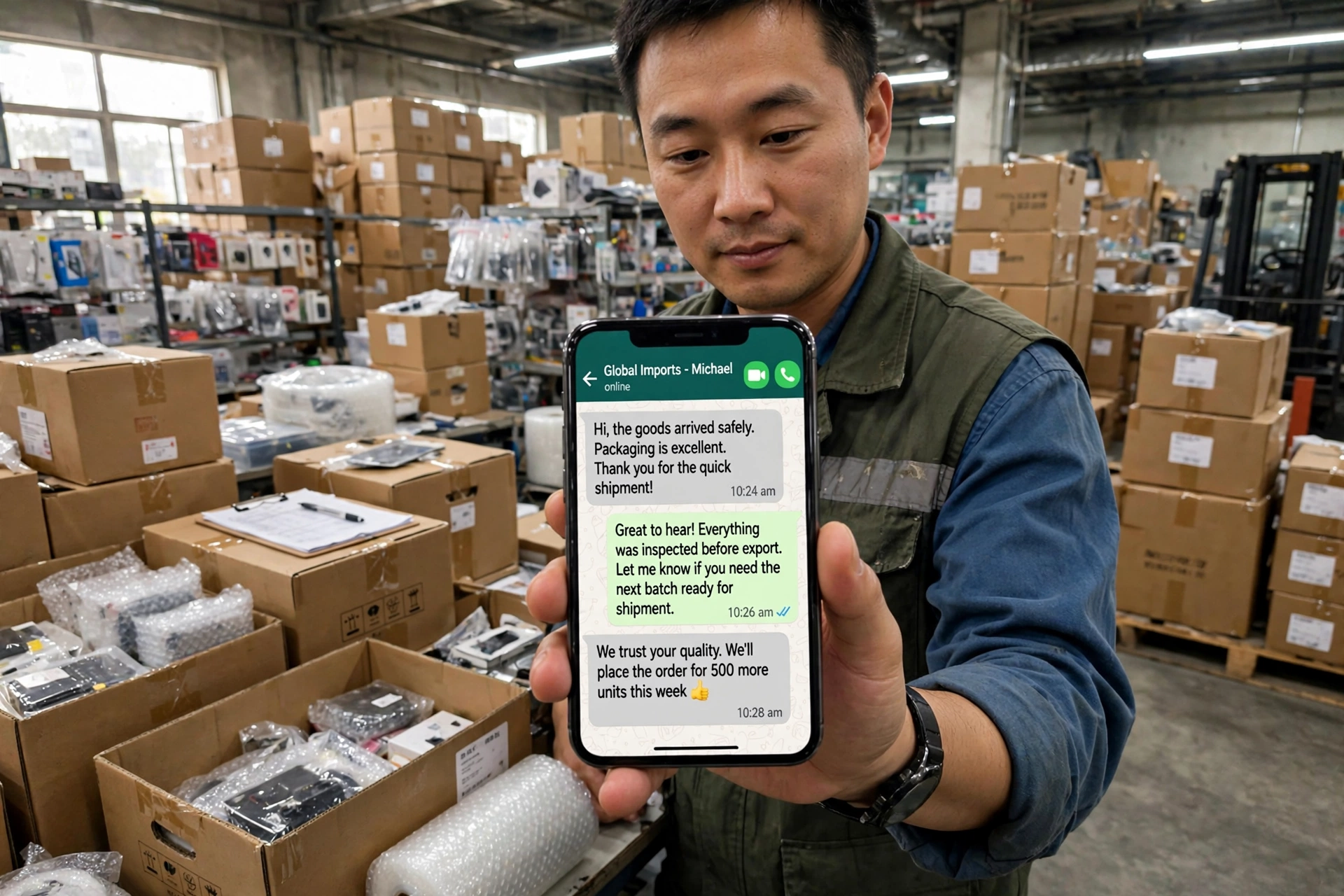 WhatsApp绿标号能给第一眼加一点分,但客户真正留下来,靠的是回复速度、仓库实拍和前后一致的说法,不是一个勾。
