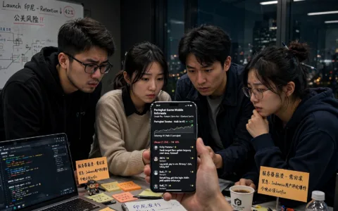 游戏出海冲到印尼榜三那晚，我盯着差评区坐到凌晨三点，才发现玩家骂的根本不是玩法