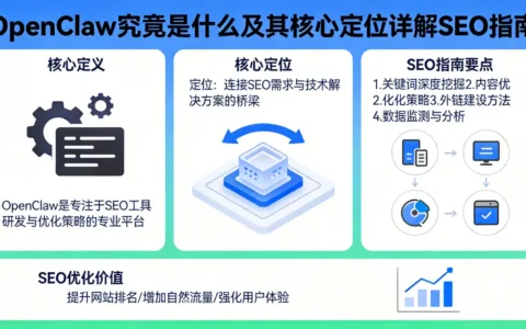 OpenClaw究竟是什么及其核心定位详解SEO指南
