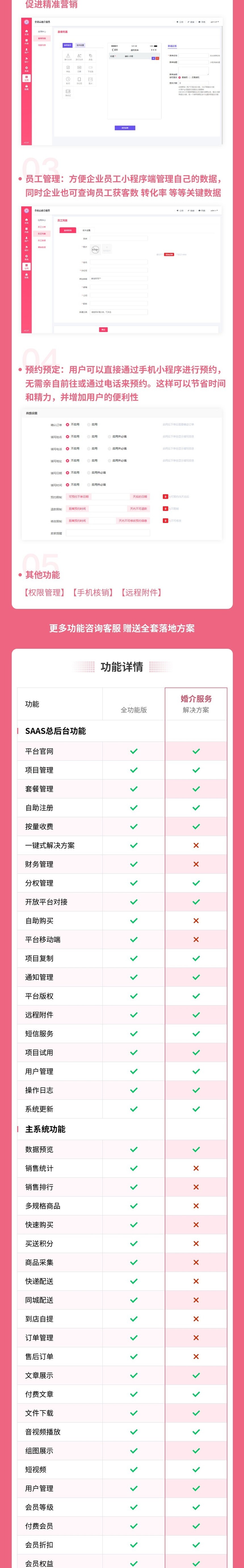 婚介服务小程序 (婚介展示、活动报名 、会员等级 、营销名片)